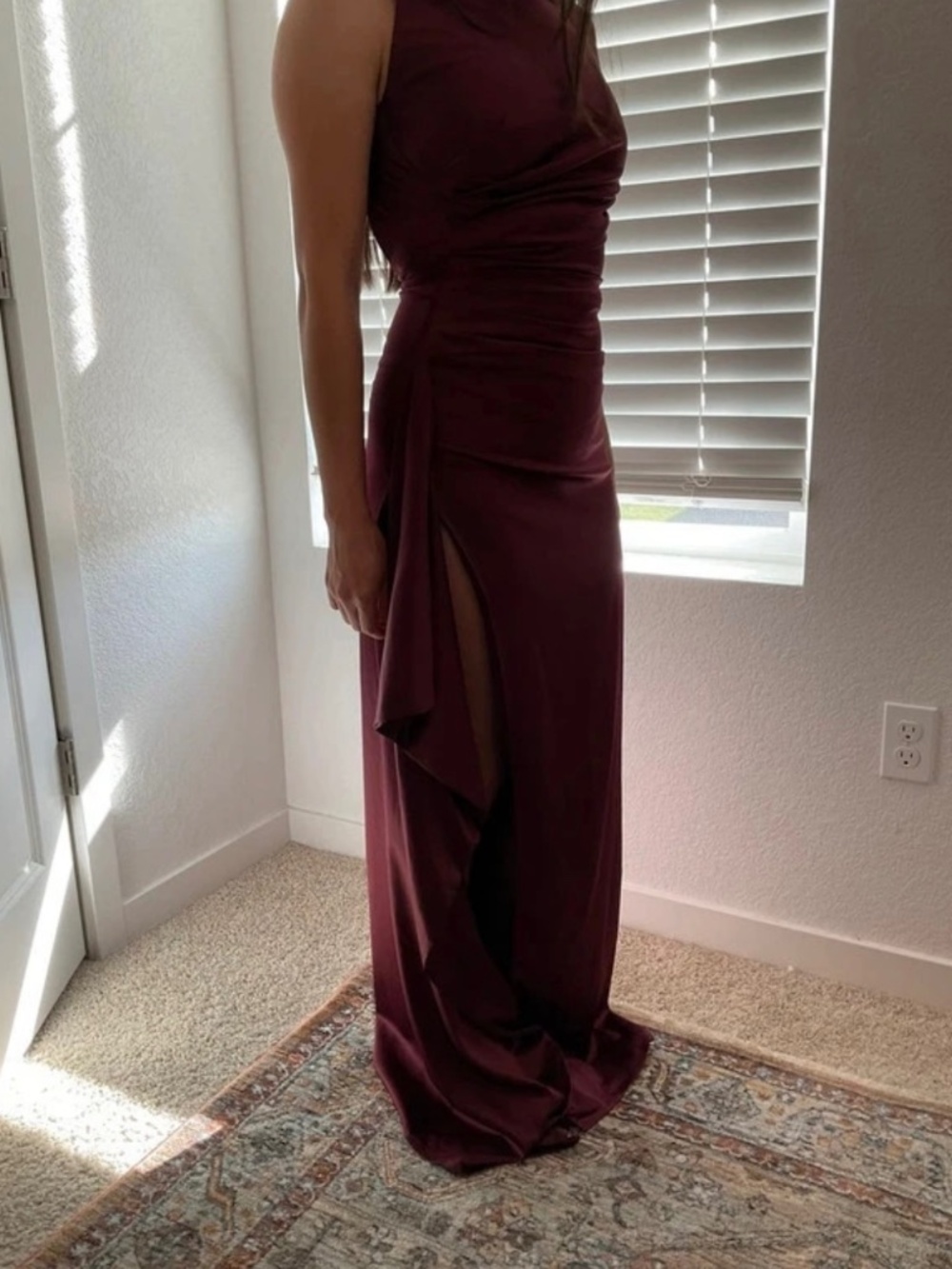 Babyboo Formal Burgundy Dress